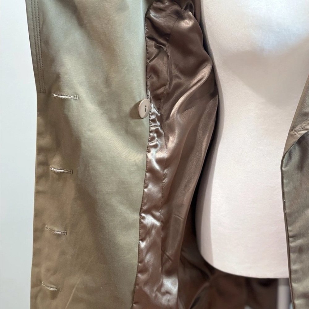 Blanc Noir Classic Khaki Trench Coat - Picture 5 of 8